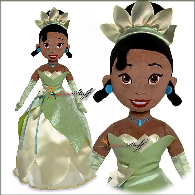 tiana frog plush